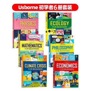 经济学 Psychology 预售Usborne初学者6册英文原版 心理学 Economics 金钱学 青少年知识科普读物 Money 精装 全彩插图信息图表