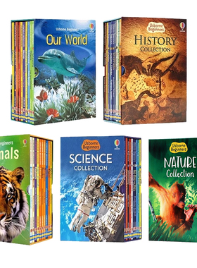 Usborne尤斯伯恩初学者系列5套 英文原版 Usborne Beginners nature/Animals/History/Our World尤斯伯恩少儿科学科普绘本