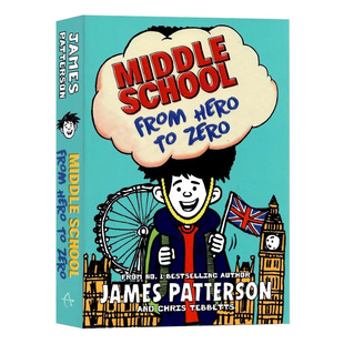 Patterson 青少年课外读物平装 Hero From 上学不容易系列10 Middle James School Zero 英文原版 小说 校园成长故事小说