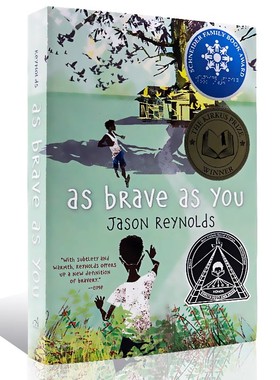 英文原版 As Brave as you 像你一样勇敢 儿童获奖文学小说 勇敢如你 勇气与成长 青少年中小学生课外阅读英语书籍 Jason Reynolds