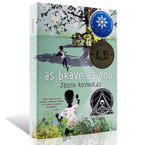英文原版 As Brave as you 像你一样勇敢 儿童获奖文学小说 勇敢如你 勇气与成长 青少年中小学生课外阅读英语书籍 Jason Reynolds