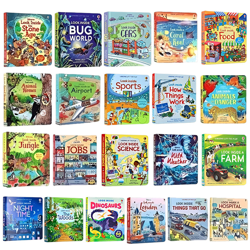 Usborne偷偷看里面系列21册全套