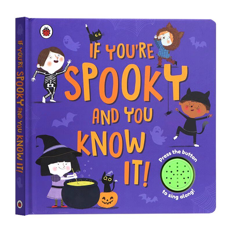 发声书 如果你很恐怖并且你知道它 英文原版纸板绘本 If You are Spooky and You Know It 儿童万圣节主题趣味节庆英语读物读本