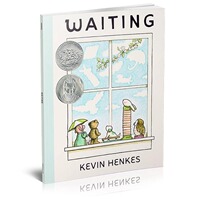 等待英文原版绘本  Waiting 凯迪克获奖作品 儿童故事书 睡前晚安读物 苏斯银奖 Kevin Henkes 亲子互动 低幼英语平装读本