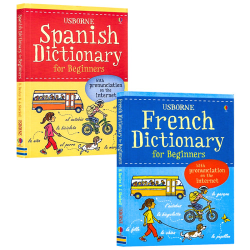 Usborne出品少儿学法语/西班牙语
