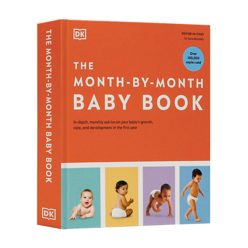 宝宝逐月成长指南 英文原版 The Month-by-Month Baby Book 新父母了解宝宝第一年成长发育护理科普百科 护理护儿育儿读物