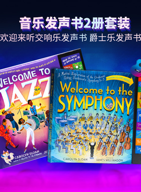 交响乐团发声书 Welcome to the Symphony Jazz Opera 英文原版绘本 主题音乐乐器儿童音乐乐器启蒙乐感启蒙低幼启蒙早教亲子共读