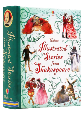 Usborne出品莎士比亚经典故事合集英文原版绘本 llustrated stories from Shakespeare 彩色插图儿童英语故事书精装 Rosie Dickins