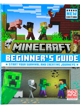 现货 我的世界 初学者指南全新版 英文原版 Minecraft Beginner s Guide All New edition 生活休闲 Mojang AB 游戏周边书精装大开