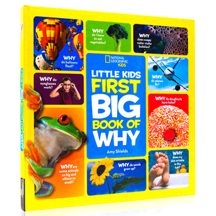 Why 全彩大开本儿童知识百科全书 Little Big Book First Geographic Kids 精装 美国国家地理儿童百科英文原版 绘本National