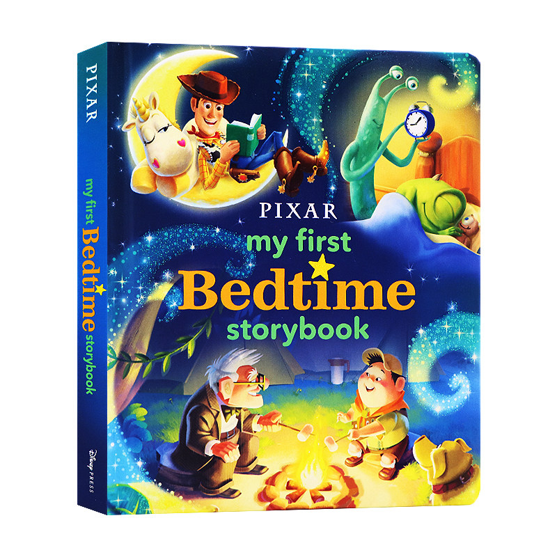 迪士尼皮克斯 我的睡前故事书 英文原版 Disney Pixar My First Bedtime Storybook 亲子共读睡前儿童读物 汇集经典动画 图文并茂