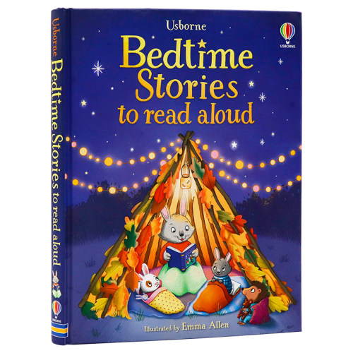 Usborne出版Read Aloud Stories for Bedtime英文原版绘本亲子共读睡前儿童英语启蒙朗读故事书 趣味英语读物精美插画提高阅读能力