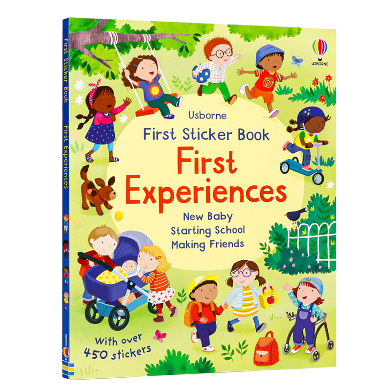 第一个贴纸书第一次体验英文原版