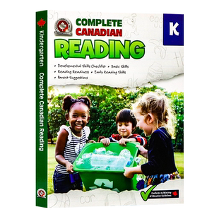 加拿大阅读幼儿园英文原版 Complete Canadian Reading Pre-K 加拿大课外练习教材教辅学习工具书Canadian Curriculum Press出版