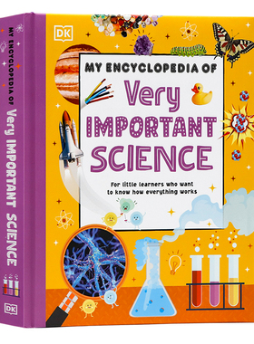 我的非常重要的科学百科全书英文原版 My Encyclopedia of Very Important Science 儿童自然科学读物科普启蒙绘本全彩大开精装