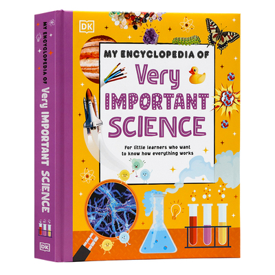 我的非常重要的科学百科全书英文原版 My Encyclopedia of Very Important Science 儿童自然科学读物科普启蒙绘本全彩大开精装