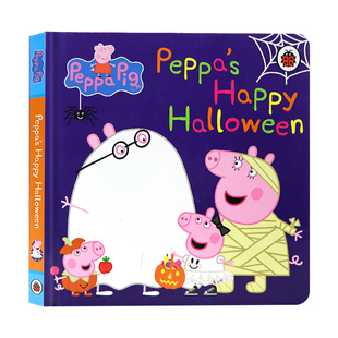 绘本 6岁 Halloween 万圣节快乐 英文原版 儿童英语启蒙 Pig Peppa Ladybird出品 小猪佩奇 Peppa’s 撕不烂纸板书 Happy