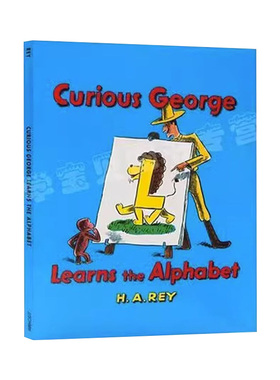 好奇的乔治猴学字母英文原版绘本 Curious George Learns the Alphabet 幼儿早教启蒙认知英语读物 廖彩杏书单推荐平装 H. A. Rey