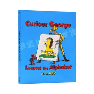 好奇的乔治猴学字母英文原版绘本 Curious George Learns the Alphabet 幼儿早教启蒙认知英语读物 廖彩杏书单推荐平装 H. A. Rey