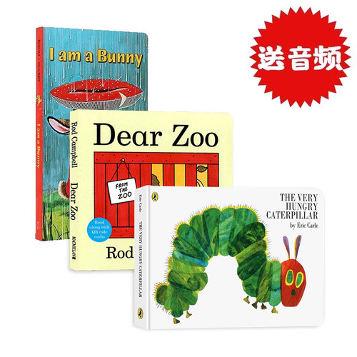 英文原版绘本儿童纸板书