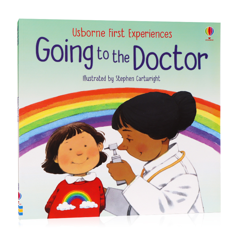 Usborne出品看医生Going to the Doctor英文原版绘本儿童英语启蒙学龄前儿童生活体验图画书缓解孩子对看医生打针吃药的恐惧心理