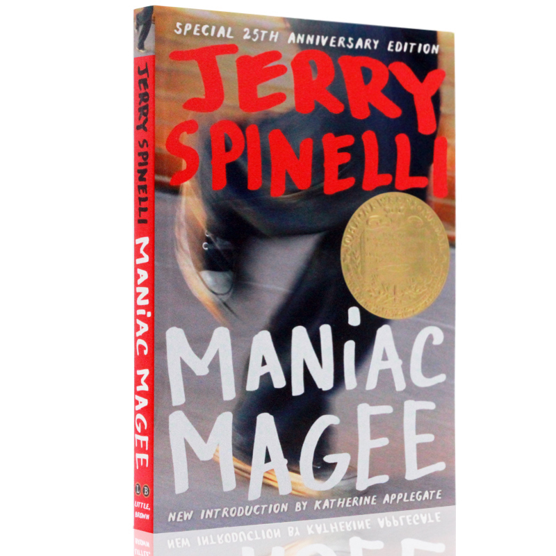 英文原版Maniac Magee 疯狂的麦基 马尼亚可传奇 纽伯瑞金奖获奖文学小说 儿童青少年课外阅读中小学生英语读物读本 学校推荐书单