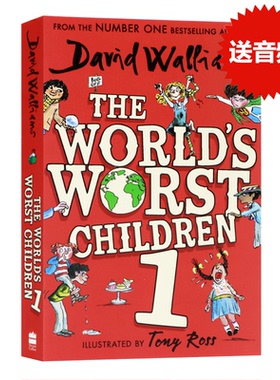 世界上最糟糕的孩子1 英文原版 The World's Worst Children 大卫威廉姆斯少年幽默小说 David Walliams 插画师托尼・罗斯