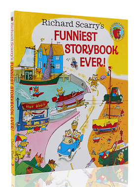 英文原版绘本 Richard Scarry's Funniest Storybook Ever! Richard Scarry理查德 斯凯瑞 大开本 精装