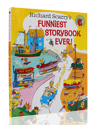 英文原版绘本 Richard Scarry's Funniest Storybook Ever! Richard Scarry理查德 斯凯瑞 大开本 精装