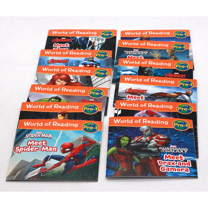 Marvel Avengers Graded Reading Books 12 Volume Set - Taobao product photo 3