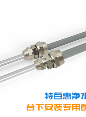 特百惠接头纯铜专用接头对接头适用于特百惠净水器水龙头2分配件