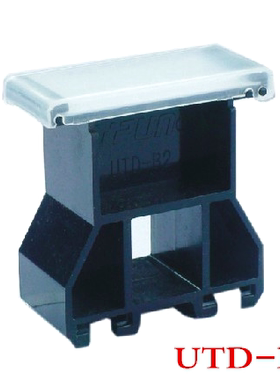 UTD-B2 黑色 标号座 端子标记座 上海友邦电气  标识座