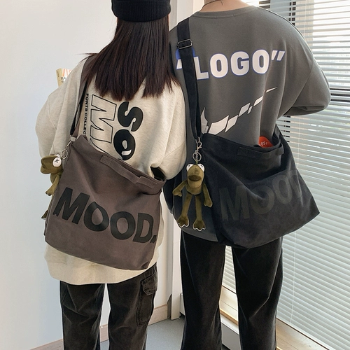 Tide, японская ретро сумка через плечо подходит для мужчин и женщин, вместительный и большой рюкзак, сумка на одно плечо