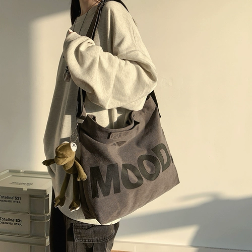 Tide, японская ретро сумка через плечо подходит для мужчин и женщин, вместительный и большой рюкзак, сумка на одно плечо