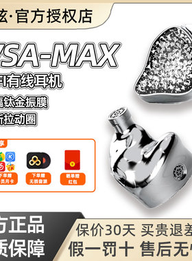 丽弦锦瑟香也VSA-MAX-V1有线hifi发烧动圈入耳式耳机流行女毒