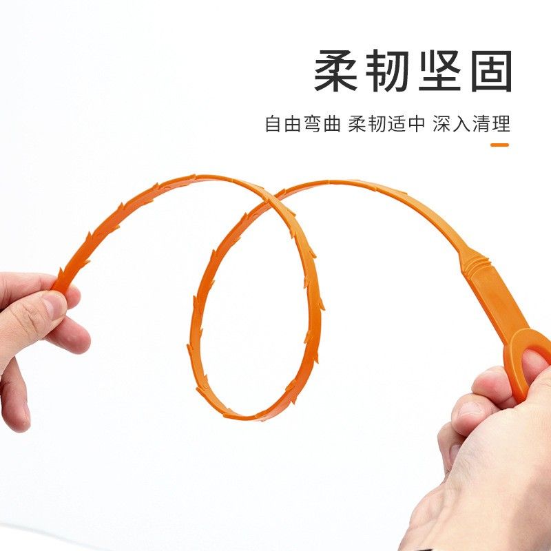 创意下水道疏通钩防堵清洁器浴室水槽地漏毛发清理工具