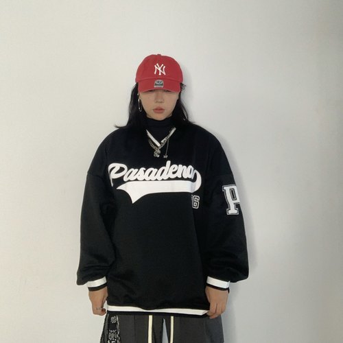 1996美式街头ins潮小众黑色