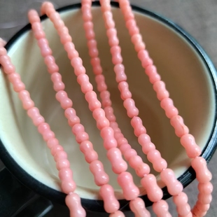 珠珠世界散珠diy饰品配件手工 染色海竹管珠