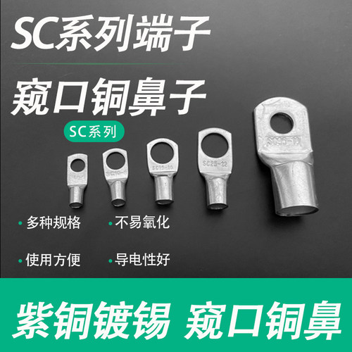 国标加厚窥口铜鼻子SC