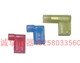 FLDNY1.25/2-250 全绝缘端子500只尼龙护套6.3旗形插簧软透明弯型