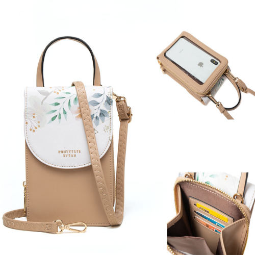 Simple and Versatile Single-Shoulder Bag Handbag Phone Pouch