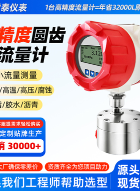 圆齿轮流量计 齿轮 小流量 涡轮式流量计液体柴油汽油脉冲传感器