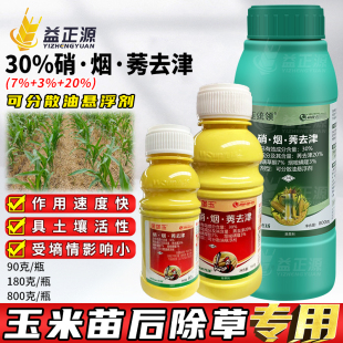 光扬金垄玉硝磺草酮烟嘧磺隆莠去津玉米苗后除草烂根农药除草剂