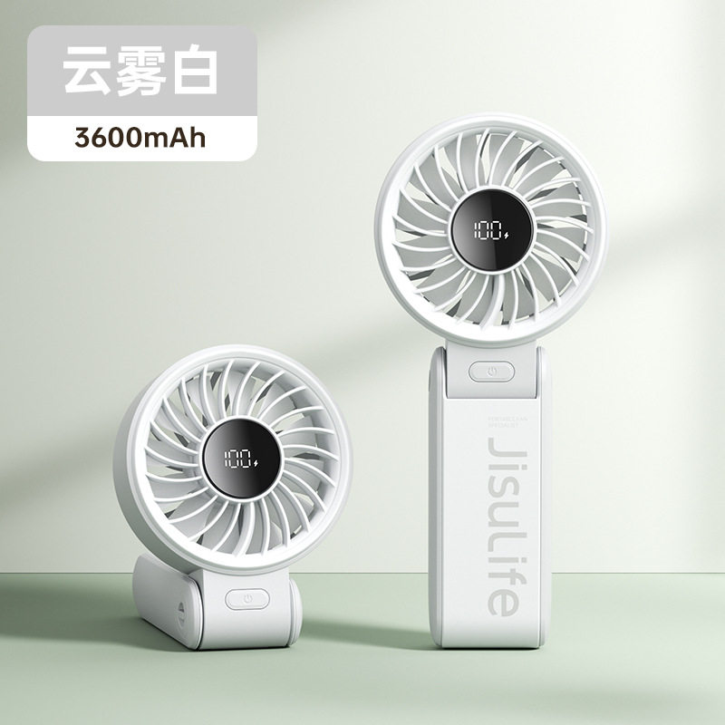 夏季新款高速手持小风扇迷你便携式挂脖风扇静音usb充电桌面小型
