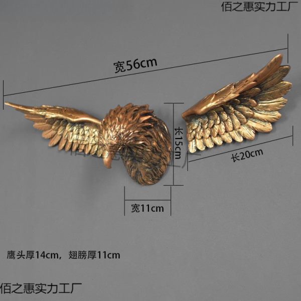 欧式狼头墙面装饰壁挂客厅玄关电视背景墙饰立体创意树脂动物挂件