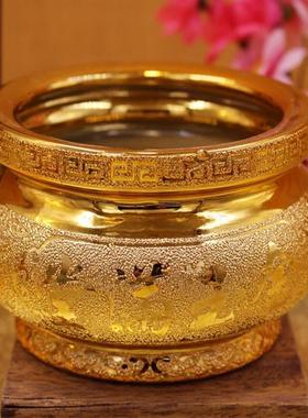 陶瓷金沙香炉仙家炉招财进宝香炉插香炉 祖先关公财神家用烧香