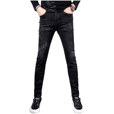 春秋季新款男士牛仔裤