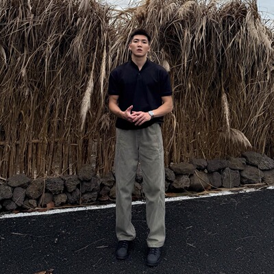 FOCABO侧缝直筒工装裤