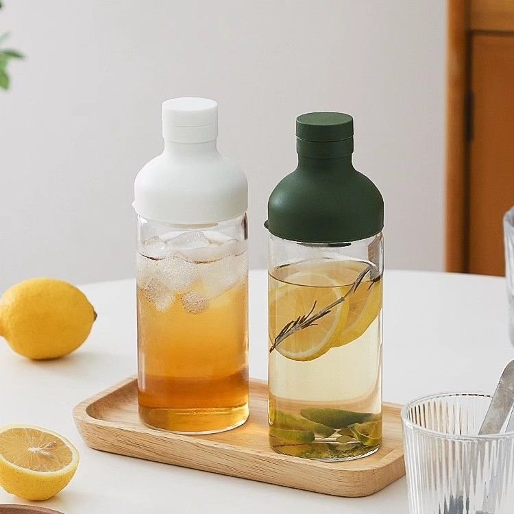 咖啡冷萃杯高硼硅夏日随行玻璃杯果汁杯茶叶冷泡瓶便携水杯大容量