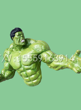 绿巨人几何电影院墙壁装饰摆件